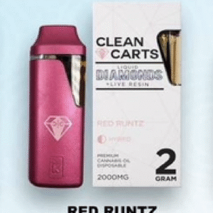 Clean Carts Red Runtz 2 Gram